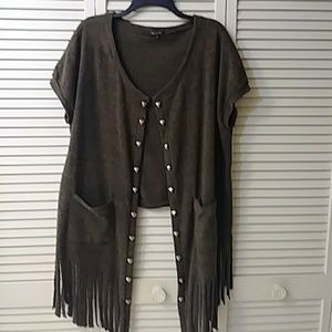 Fashionable Boho sweater, High/Low so comfortable